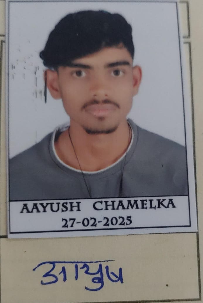 AAYUSH CHAMEKLKA