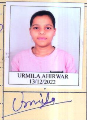 URMILA AHIRWAR